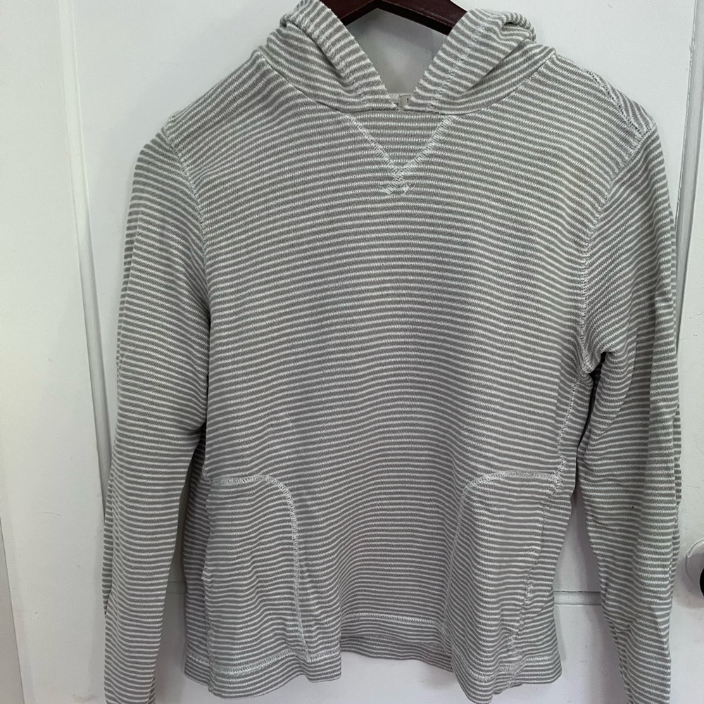 cropped j crew terry pullover